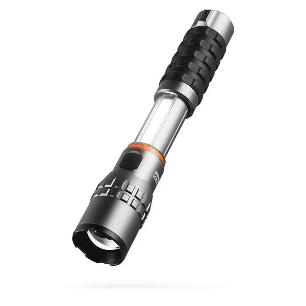 USB-C Rechargeable 2,000-Lumen LED Flashlight & 500-Lumen Work Light
