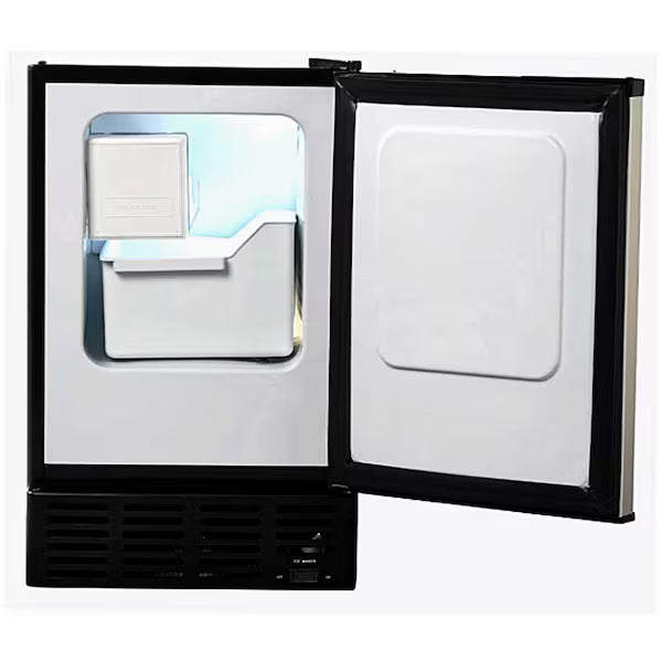 18" W X 25″ H X 15″ D Ice Maker, Ice Production Per Day: 12 lbs.