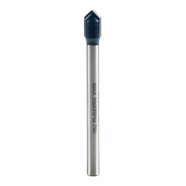 Glass and Tile Bit, 1/4 In, 2 1/4 In L