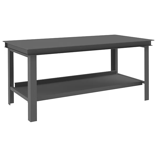Super Heavy Duty Work Bench, Steel, 72" W, 34" Height, 14,000 lb., Straight