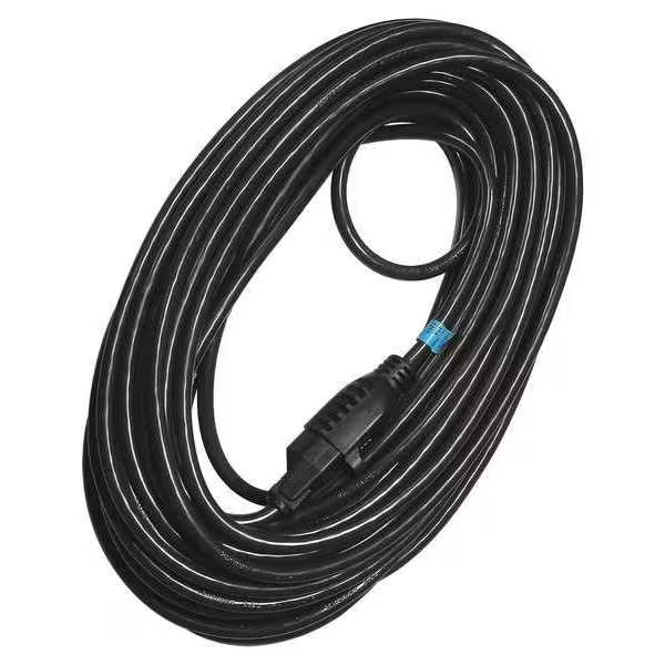 SJTW Extension Cord, 12 AWG, Outdoor, 12/3, 3 Outlets, 5-15R, Yellow, PVC, 5-15P, 100 ft