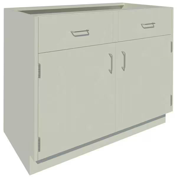 Base Cabinet, 35-1/8" H, Pearl White