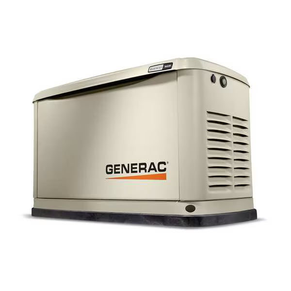 Standby Generator, Natural Gas/Propane, Single Phase, 18kW LP/17kW NG, Air Cooled