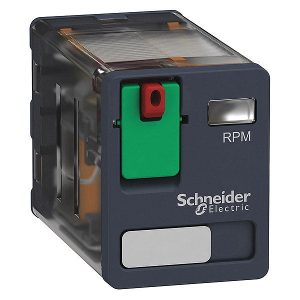 General Purpose Relay, 120V AC Coil Volts, Square, 8 Pin, DPDT