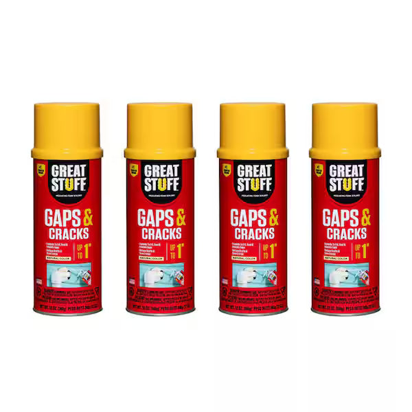 12 oz. Gaps and Cracks Insulating Spray Foam Sealant (4 Pack)