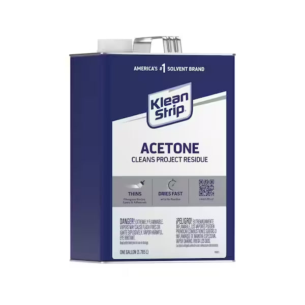 1 Gal. Acetone Flammable Paint Solvent